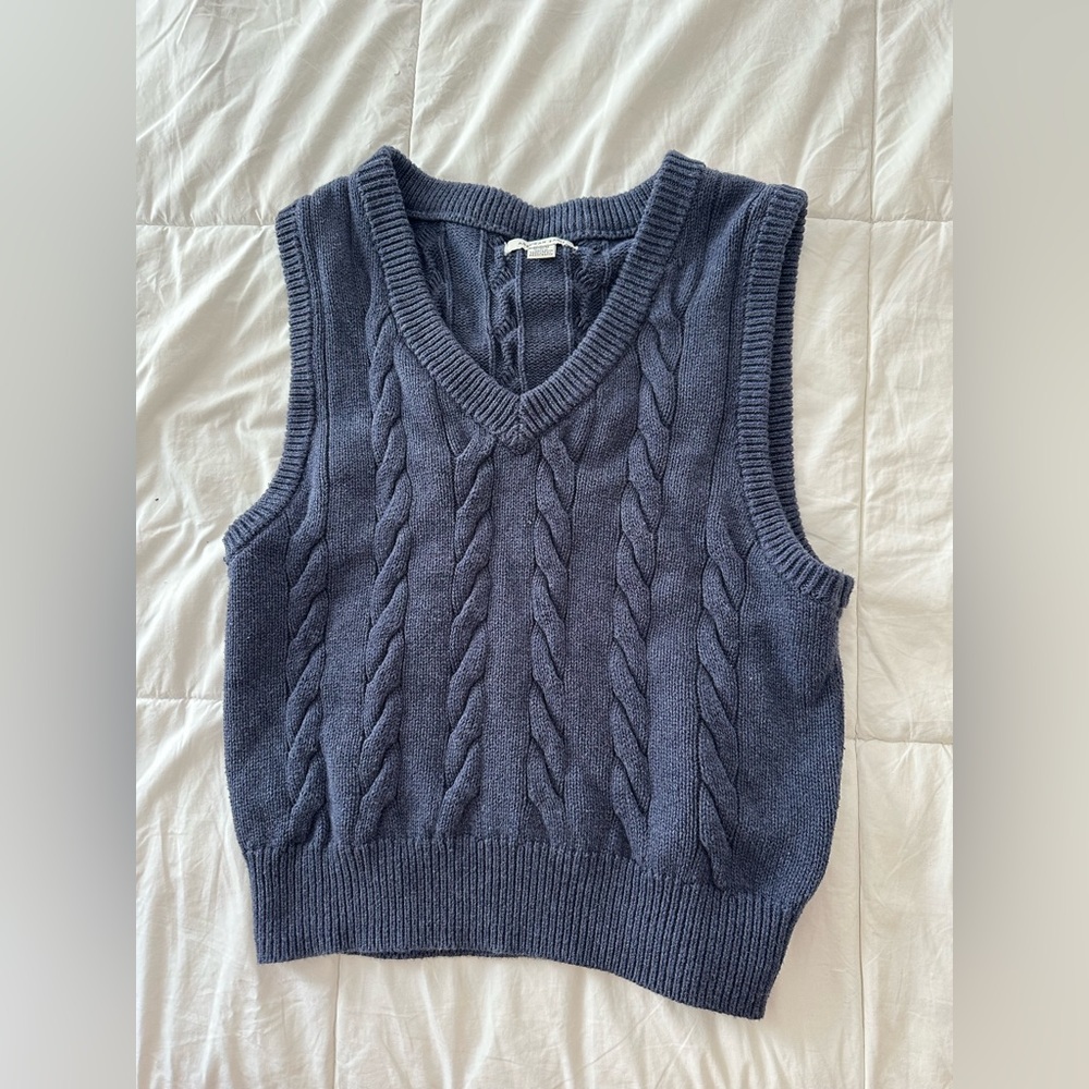 Purple sweater vest